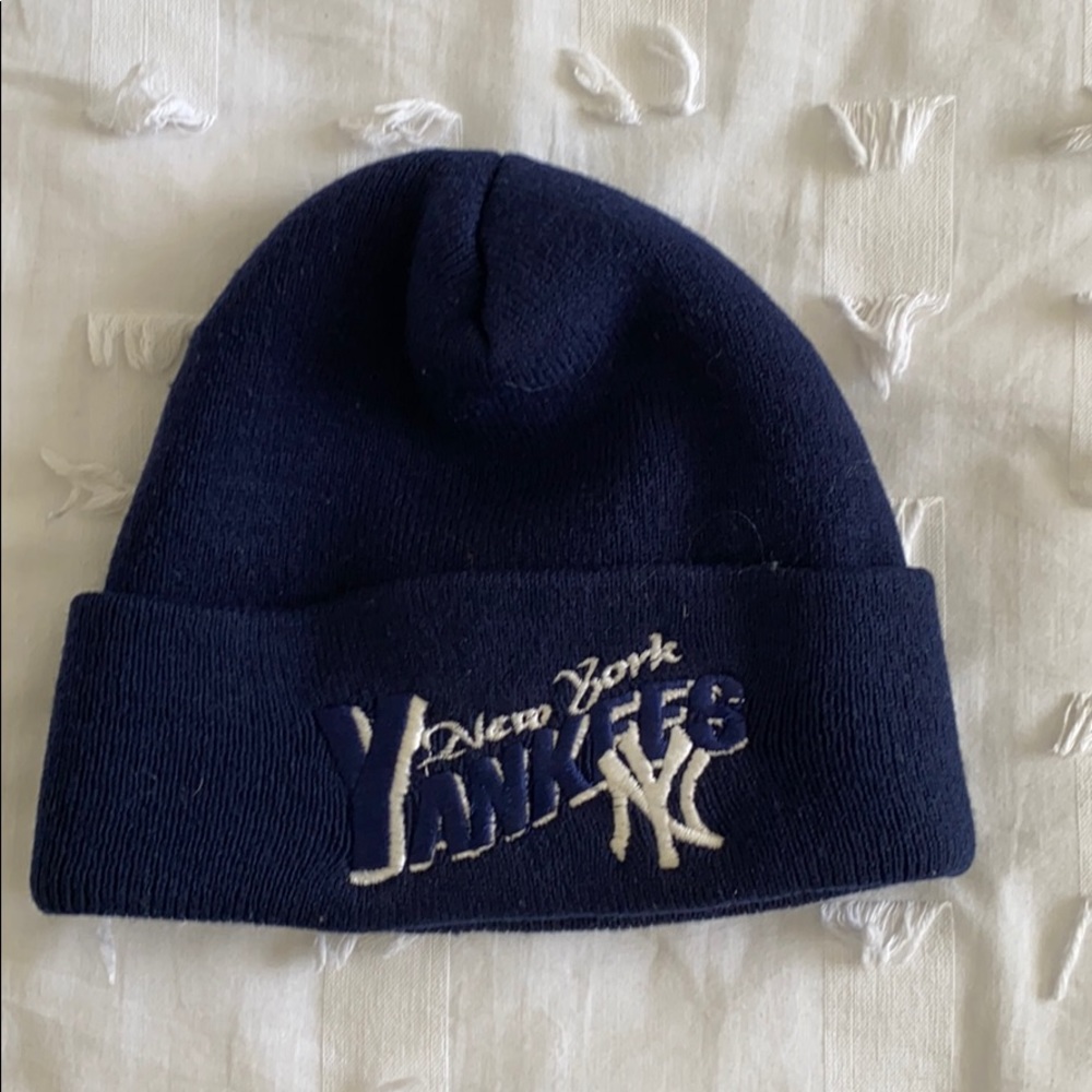 NY Yankees beanie